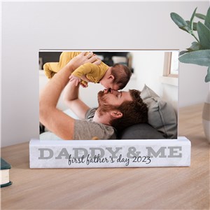 Personalized Any 2 Line Message Photo Holder by Gifts For You Now