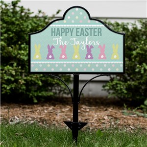 Image of Bunny Tails Personalized Magnetic Sign
