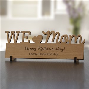 Personalized Engraved Mommy Wood Plaque by Gifts For You Now