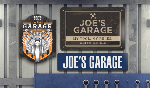 Personalized Garage Signs