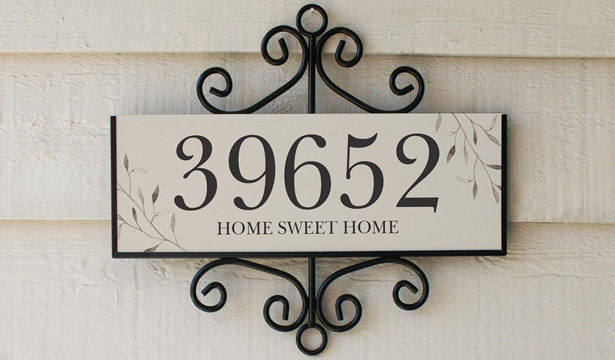 Personalized Address Signs