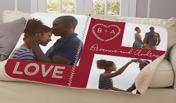 Personalized Valentine's Day Blankets