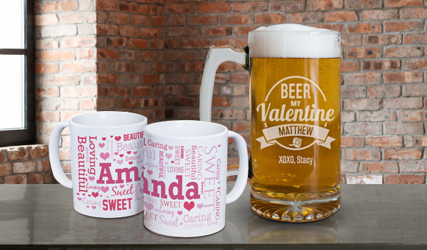 Personalized Valentine's Day Mugs