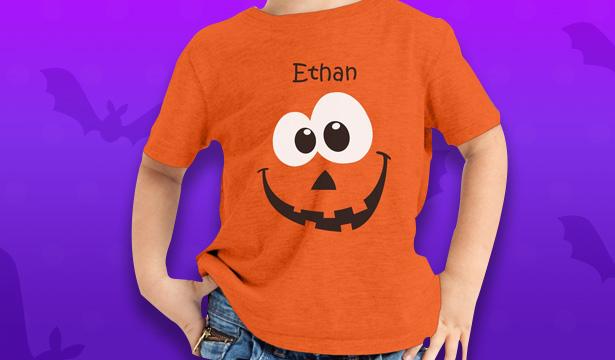 Personalized Kids' Halloween Shirts