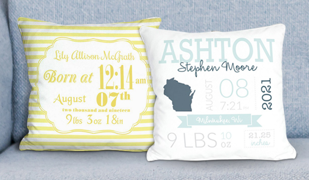 Personalized Baby Pillows