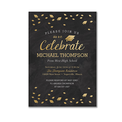 Personalized Celebrate Graduation Invitations | GiftsForYouNow