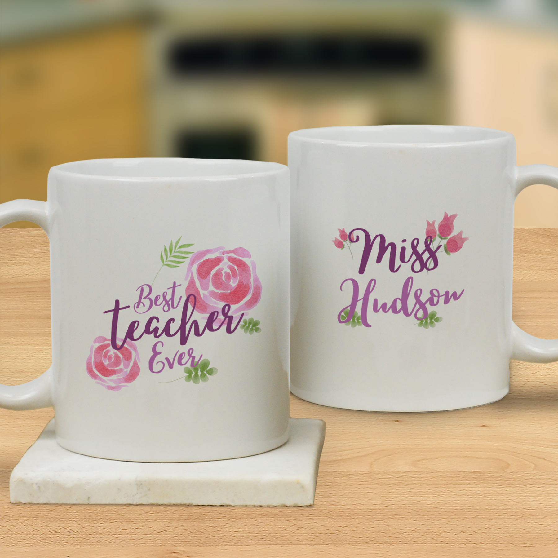 Personalized Best Teacher Ever Mug GiftsForYouNow
