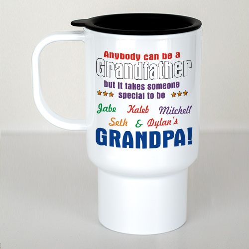 Personalized Anybody Can Be...Grandpa Travel Mug T228600