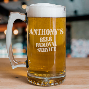 Engraved Beer Removal Service Mug