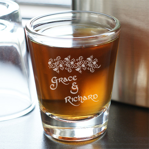Personalized Couples Shot Glass GiftsForYouNow