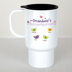 Personalized Butterflies Travel Mug | Personalized Travel Mugs