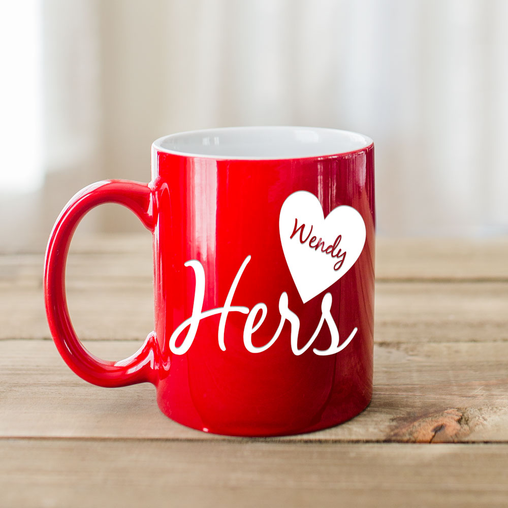 Personalized His and Hers Coffee Mug | Valentine’s Day Gifts Under 25