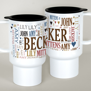 Personalized Helpers Travel Mug | Personalized Word Art