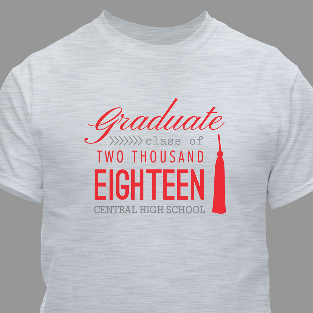 Personalized Graduate T-Shirt | GiftsForYouNow
