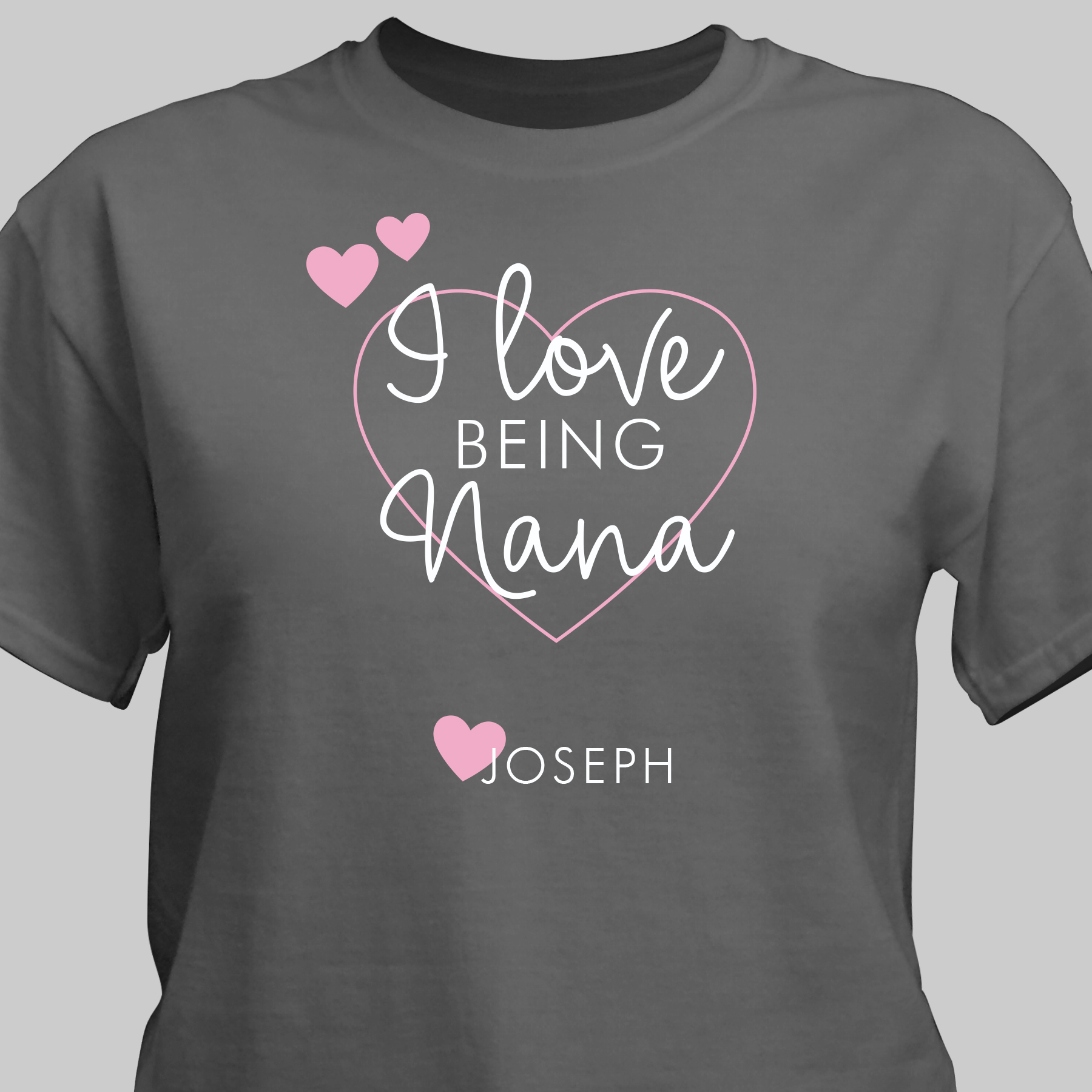 Personalized I Love Being Nana T-Shirt