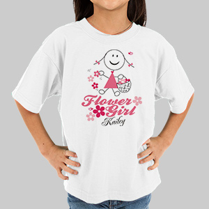 Image of Flower Girl Personalized T-shirt