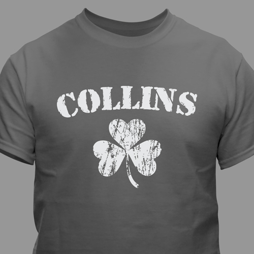 Personalized Irish Shamrock TShirt GiftsForYouNow