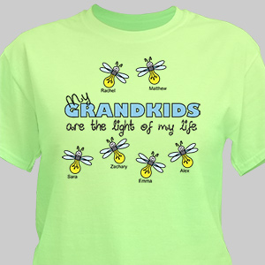 Personalized Light of My Life | Personalized Grandma Shirts