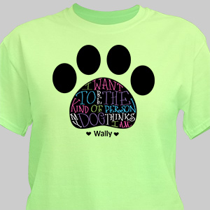 Image of Personalized Dog Owner T-Shirt