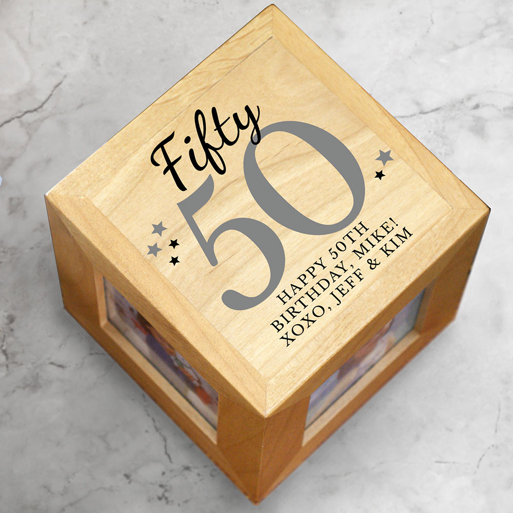 Birthday Photo Cubes | Personalized Photo Frames