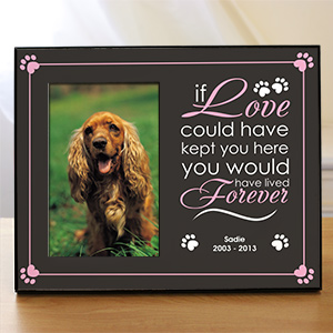 Personalized Pet Memorial Printed Frame Picture Frames