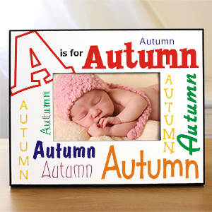 Image of A is For Personalized Picture Frame