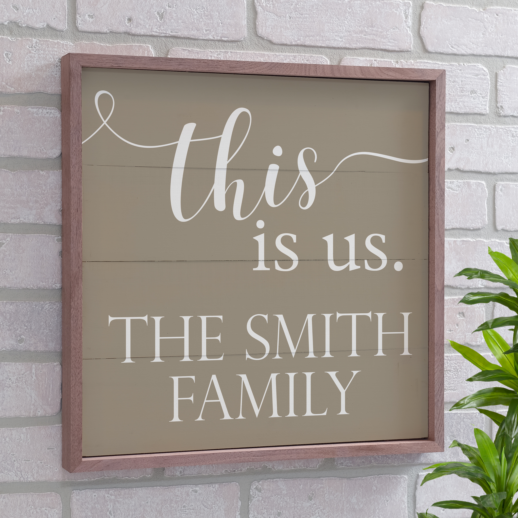 Personalized This Is Us Wood Pallet Wall Decor | Wood Pallet Personalized Signs