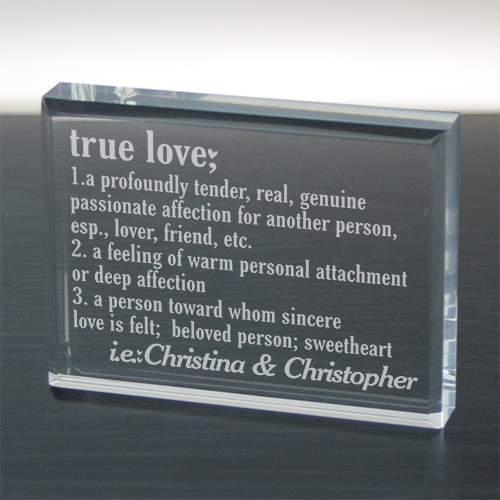 Engraved True Love Keepsake GiftsForYouNow