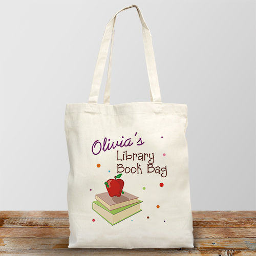 Personalized Library Book Bag GiftsForYouNow