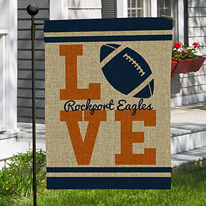 Personalized Burlap Flags | Gifts For You Now