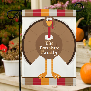 Welcome Turkey Personalized Garden Flag | Personalized Garden Flags