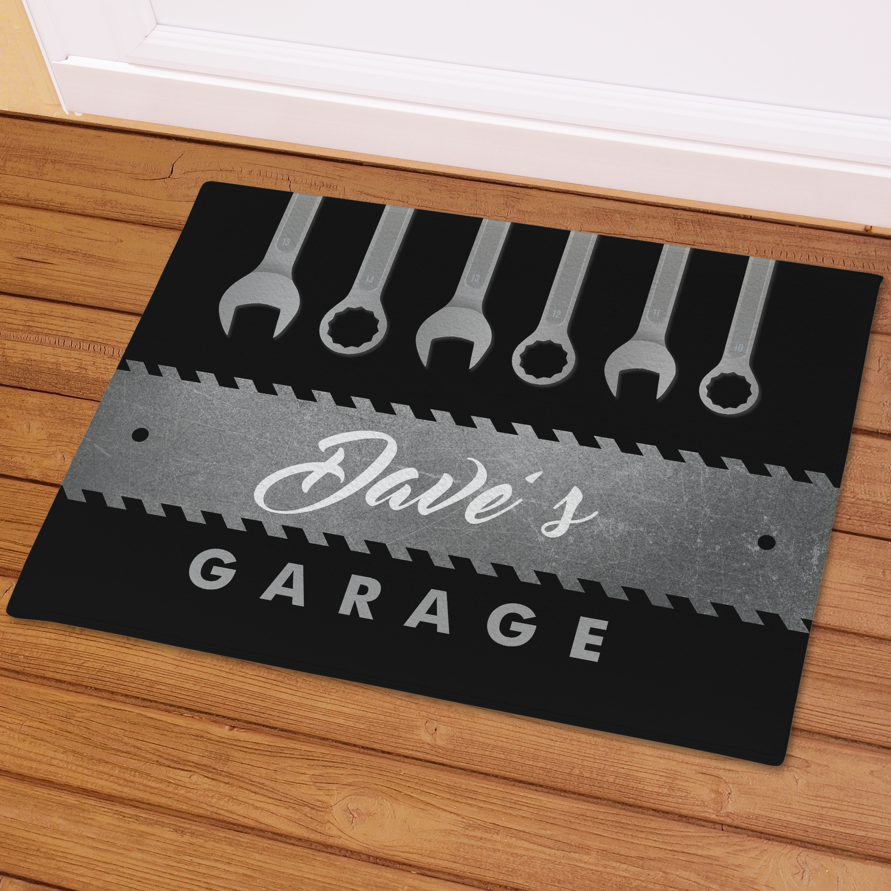 Personalized Tool Garage Doormat GiftsForYouNow