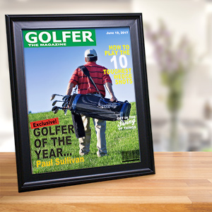 Image of Personalized Golfer Magazine Cover