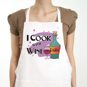 Cook With Wine Apron | Personalized Aprons