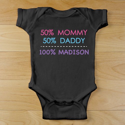 Personalized Baby Girl Infant Bodysuit | Personalized Baby Gifts