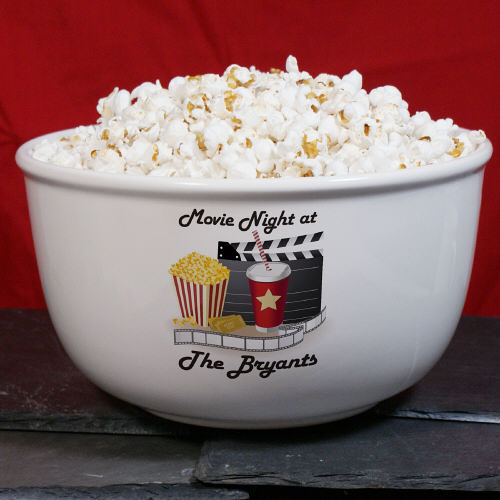 Personalized Ceramic Popcorn Bowl GiftsForYouNow