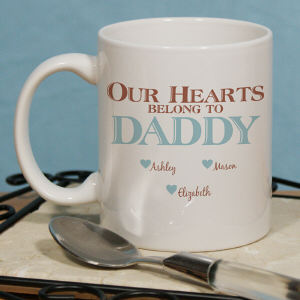 Personalized Our Hearts Belong To Him Coffee Mug