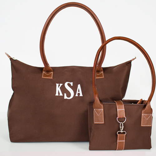 Embroidered Monogram Tote Bags GiftsForYouNow