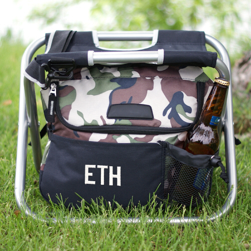 Embroidered Camo Sit and Relax Cooler | Presonalized Coolers