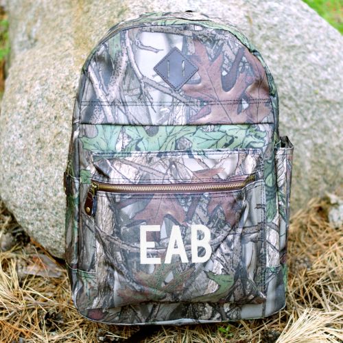 Embroidered Camo Computer Backpack | Outdoor Groomsmen Gifts