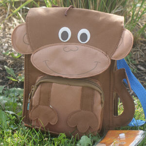 Personalized Monkey Lunch Bag image