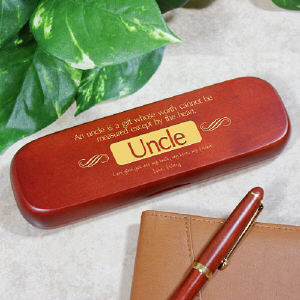 Engraved Pen Set for Uncle