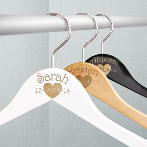 Engraved Wedding Party Hangers