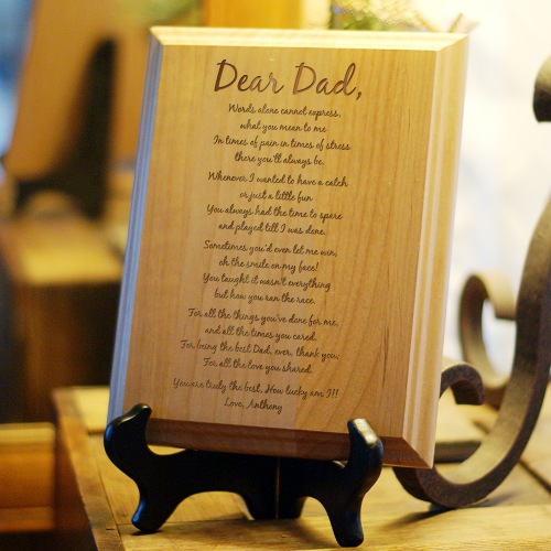 Personalized To My Dad Fathers Day keepsake GiftsForYouNow