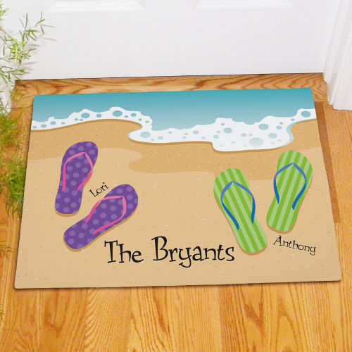 Flip Flop Mat Personalized Flip Flop Mat