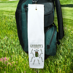 Image of Personalized Golf Club Golf Towel