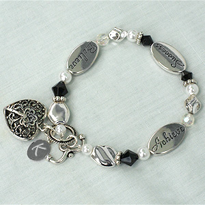 Image of Engraved Graduation Bracelet