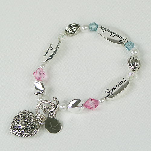 Engraved Granddaughter Bracelet GiftsForYouNow