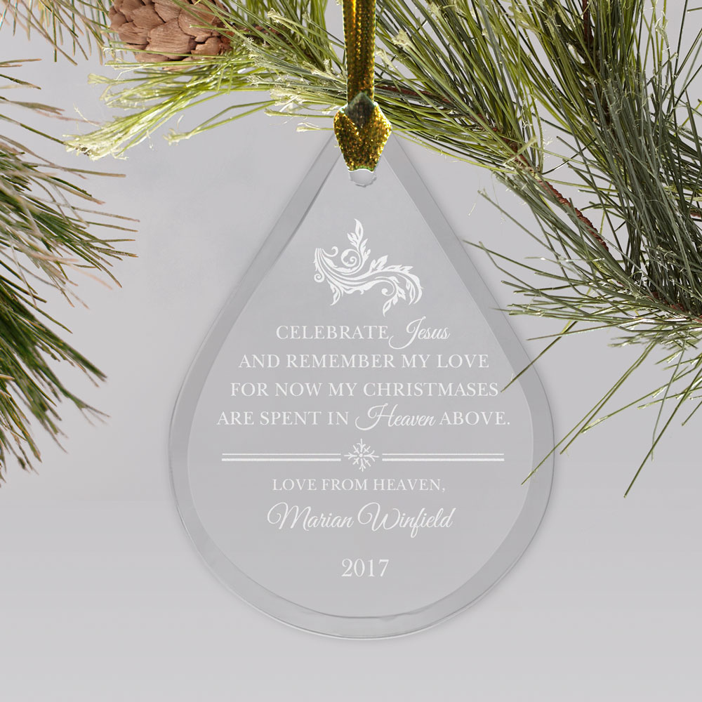 Love From Heaven Christmas Memorial Ornament | GiftsForYouNow