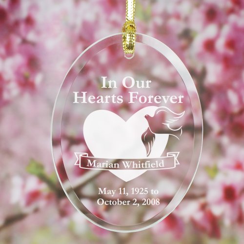 Engraved Memorial Suncatcher Sympathy GiftsForYouNow